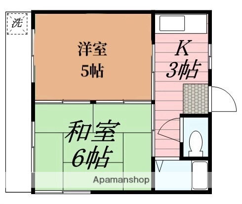 福岡県久留米市御井町 久留米大学前駅 2K アパート 賃貸物件詳細