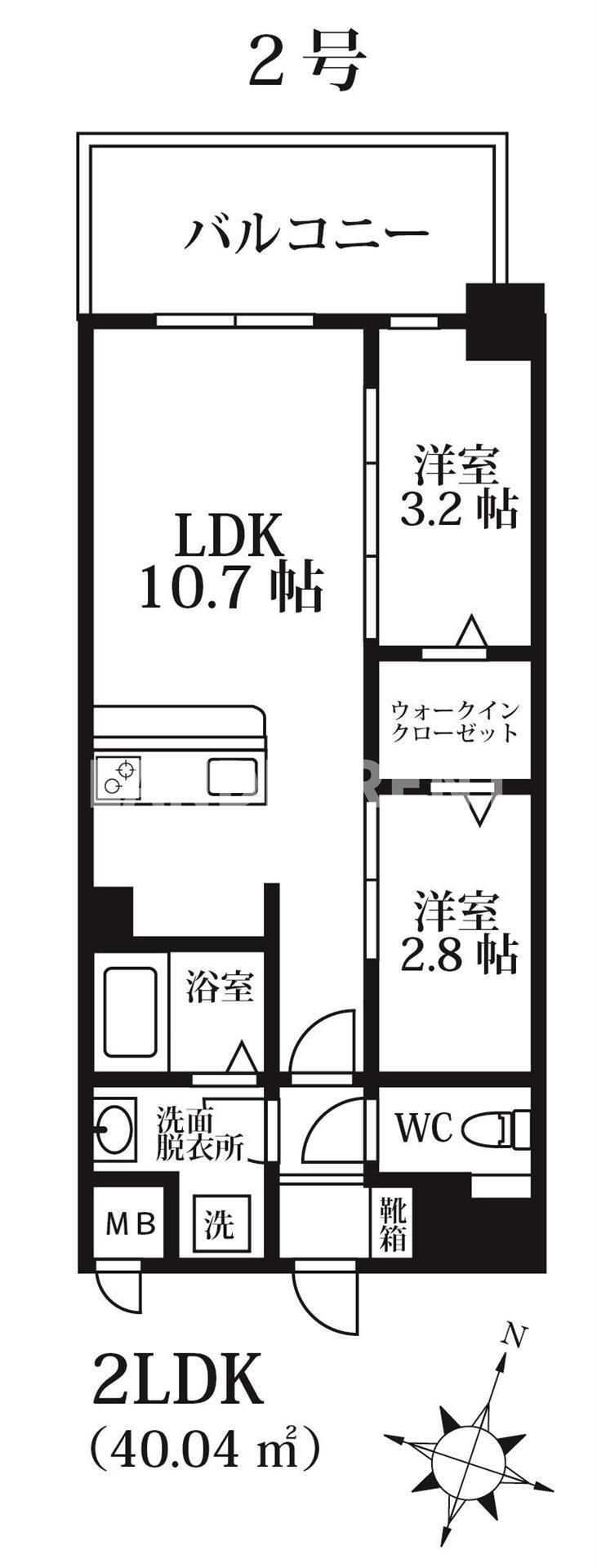 福岡県福岡市中央区赤坂３ 桜坂駅 2LDK マンション 賃貸物件詳細