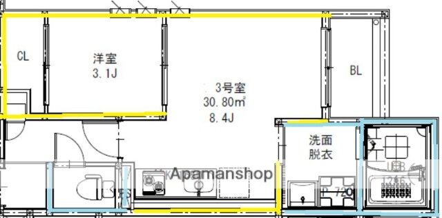 熊本県熊本市中央区坪井５ 藤崎宮前駅 1LDK アパート 賃貸物件詳細