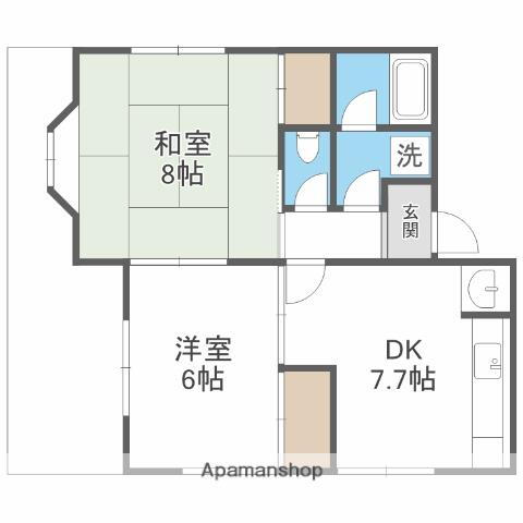 兵庫県尼崎市七松町２ 立花駅 2DK アパート 賃貸物件詳細