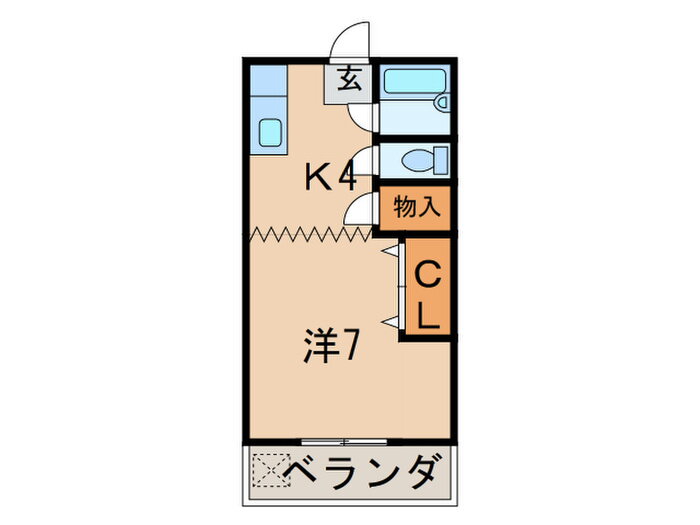 ひまわり　ハイツ 3階 1K 賃貸物件詳細