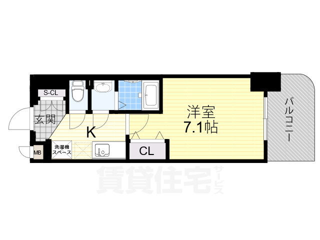 大阪府大阪市西区新町３ 西長堀駅 1K マンション 賃貸物件詳細