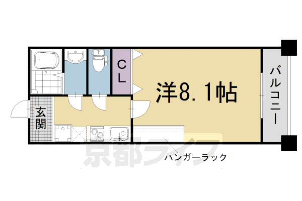 京都府京都市北区大宮北林町 北大路駅 1K マンション 賃貸物件詳細