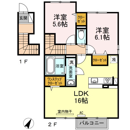 香川県善通寺市善通寺町７ 善通寺駅 2LDK アパート 賃貸物件詳細