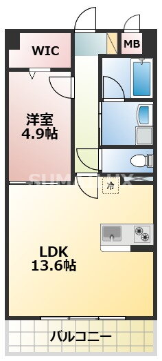熊本県熊本市北区清水東町 八景水谷駅 1LDK マンション 賃貸物件詳細