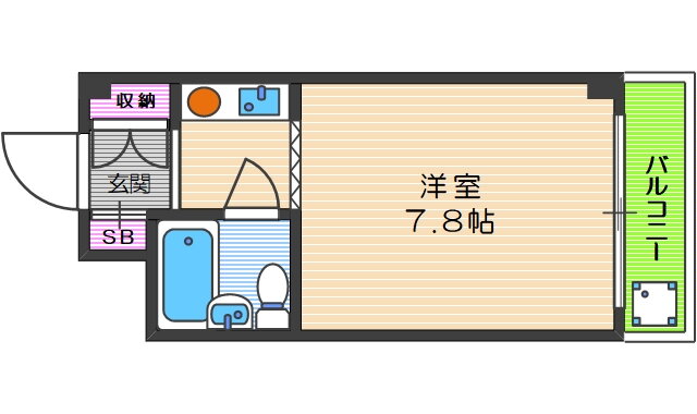 大阪府大阪市天王寺区大道２ 寺田町駅 1K マンション 賃貸物件詳細