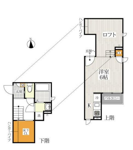 埼玉県さいたま市北区植竹町１ 北大宮駅 1K アパート 賃貸物件詳細
