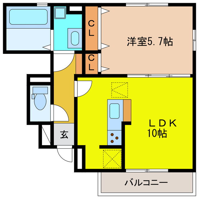 岐阜県大垣市禾森町３ 美濃青柳駅 1LDK アパート 賃貸物件詳細