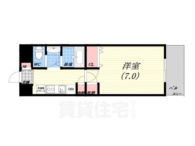 兵庫県西宮市小松東町３ 武庫川駅 1K マンション 賃貸物件詳細