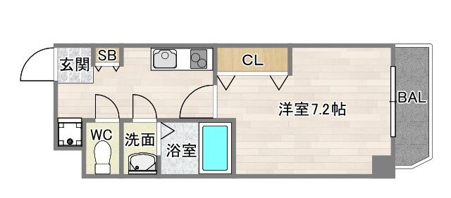 大阪府大阪市阿倍野区文の里４ 昭和町駅 1K マンション 賃貸物件詳細