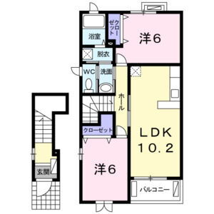 栃木県下都賀郡壬生町大師町 壬生駅 2LDK アパート 賃貸物件詳細