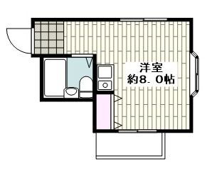 クローバーハイツ旭町 1階 ワンルーム 賃貸物件詳細