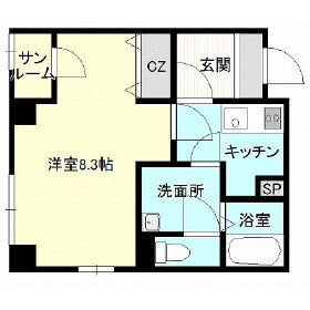 岩手県盛岡市茶畑２ 盛岡駅 1K マンション 賃貸物件詳細