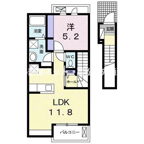 香川県観音寺市坂本町５ 観音寺駅 1LDK アパート 賃貸物件詳細