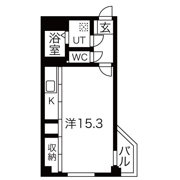 レーベンビル 4階 ワンルーム 賃貸物件詳細
