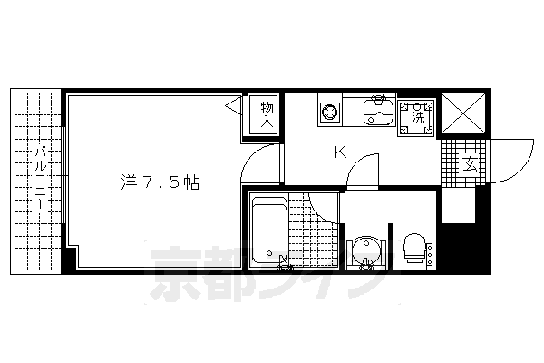 京都府京都市上京区二町目 今出川駅 1K マンション 賃貸物件詳細