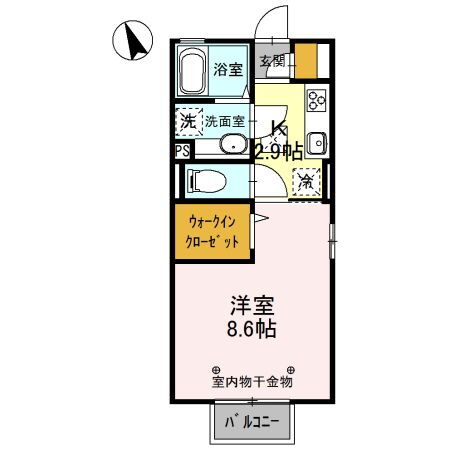 茨城県結城市新福寺６ 結城駅 1K アパート 賃貸物件詳細