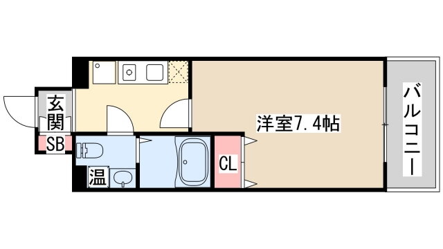 兵庫県神戸市兵庫区門口町 兵庫駅 1K マンション 賃貸物件詳細