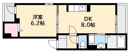 広島県広島市西区観音新町２ 舟入南駅 1LDK アパート 賃貸物件詳細