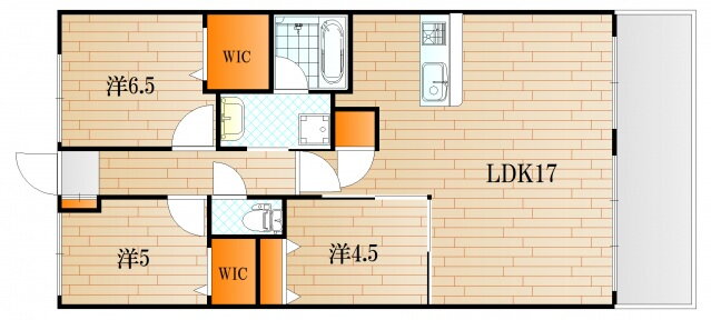 山口県下関市長府侍町２ 長府駅 3LDK マンション 賃貸物件詳細