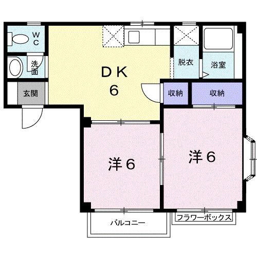 栃木県大田原市浅香３ 西那須野駅 2DK アパート 賃貸物件詳細