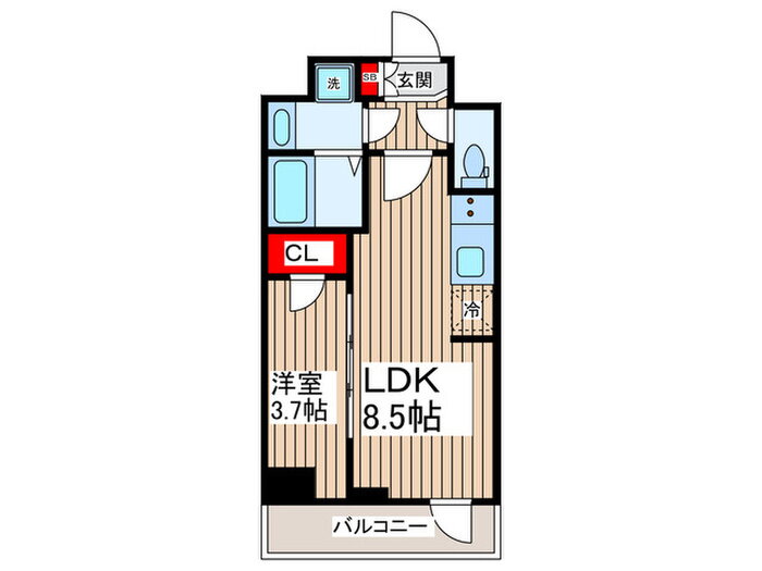 東京都江東区毛利１ 住吉駅 1LDK マンション 賃貸物件詳細