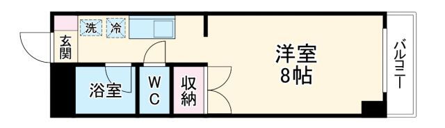 愛知県名古屋市中村区岩塚町字神田 岩塚駅 1K マンション 賃貸物件詳細