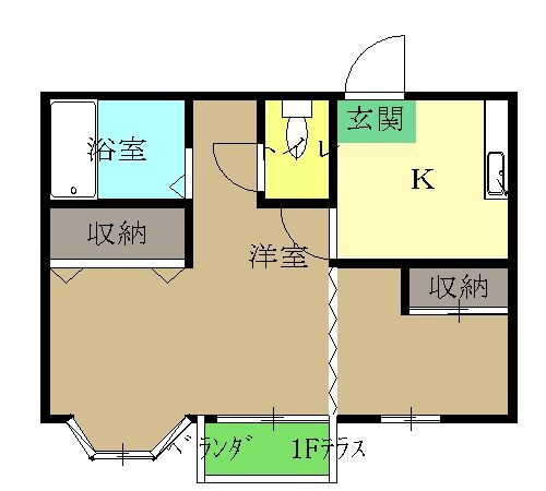 神奈川県相模原市南区若松４ 相模大野駅 1K アパート 賃貸物件詳細