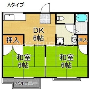 ときわプラザ 2階 2K 賃貸物件詳細