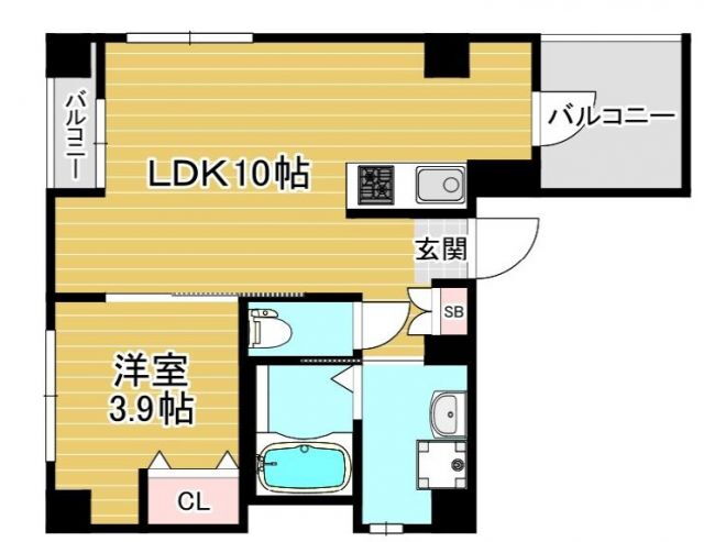 兵庫県神戸市中央区北長狭通７ 花隈駅 1LDK マンション 賃貸物件詳細