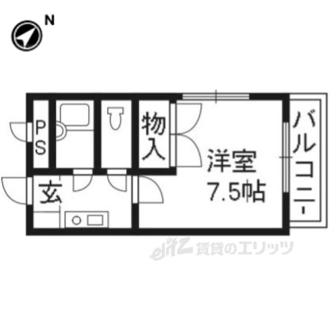 京都府京都市西京区大枝塚原町 桂駅 1K マンション 賃貸物件詳細