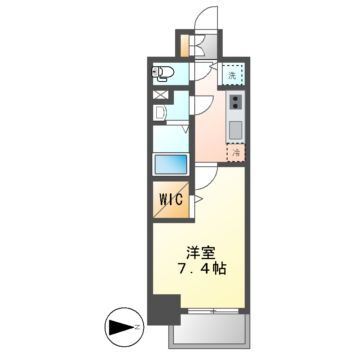 愛知県名古屋市中区新栄１ 新栄町駅 1K マンション 賃貸物件詳細