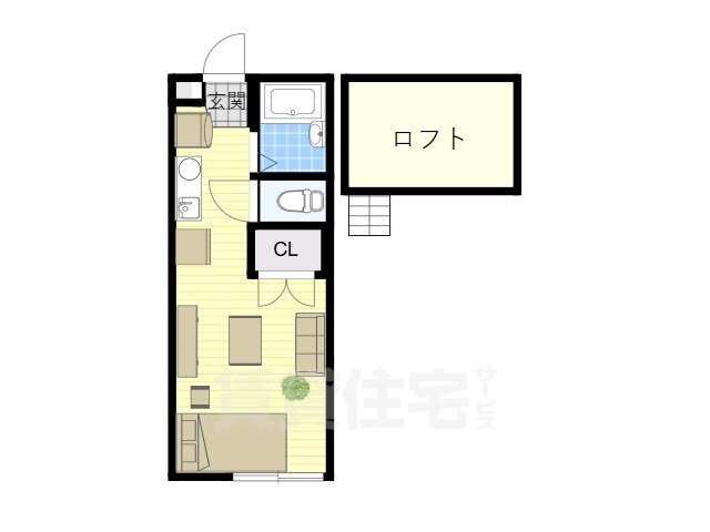 大阪府枚方市渚内野１ 御殿山駅 ワンルーム アパート 賃貸物件詳細