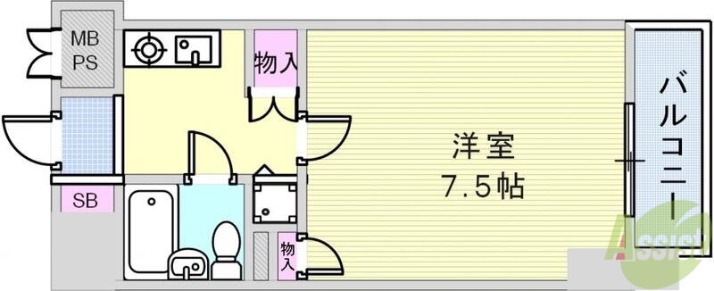 兵庫県神戸市長田区大橋町４ 新長田駅 1K マンション 賃貸物件詳細