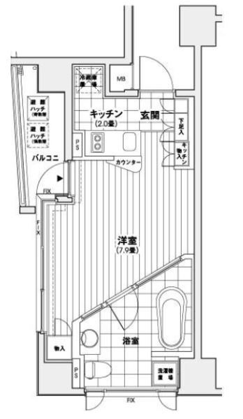 東京都中央区銀座１ 銀座一丁目駅 ワンルーム マンション 賃貸物件詳細