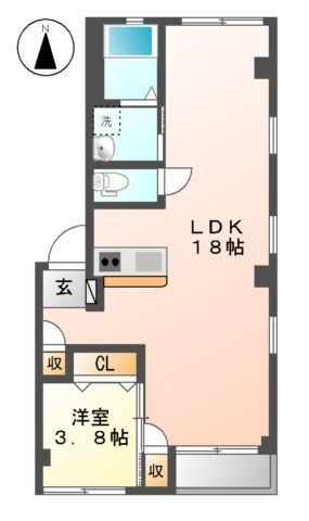 愛知県名古屋市中区平和２ 東別院駅 1LDK マンション 賃貸物件詳細