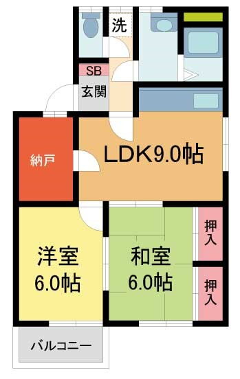 兵庫県宝塚市小浜４ 売布神社駅 2SLDK アパート 賃貸物件詳細
