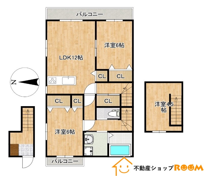 福岡県筑後市大字熊野 羽犬塚駅 2LDK アパート 賃貸物件詳細