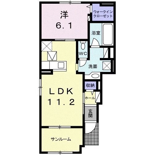 茨城県つくば市花畑１ つくば駅 1LDK アパート 賃貸物件詳細