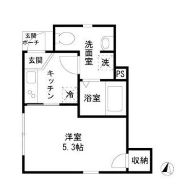 神奈川県川崎市川崎区浅田３ 川崎駅 1K アパート 賃貸物件詳細