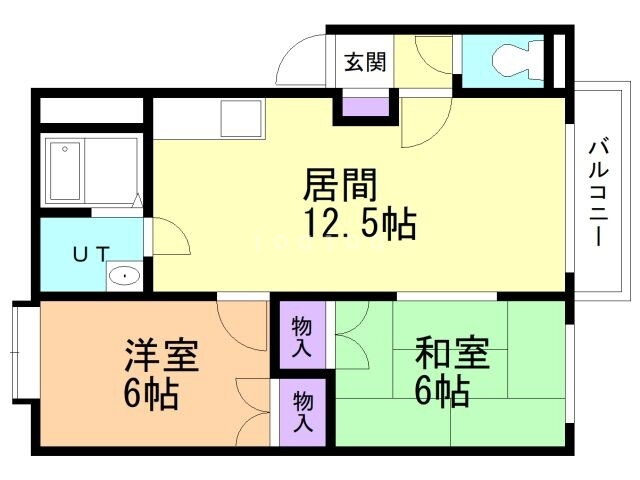 北海道札幌市東区北三十七条東５ 新道東駅 2LDK マンション 賃貸物件詳細