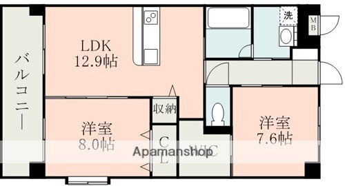 熊本県宇土市松山町 宇土駅 2LDK マンション 賃貸物件詳細