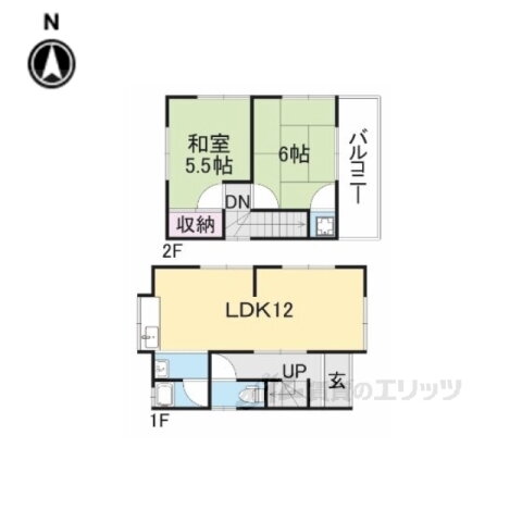 奈良県大和高田市蔵之宮町 浮孔駅 2LDK 一戸建て 賃貸物件詳細