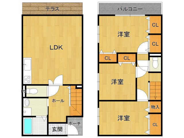 兵庫県宝塚市千種２ 小林駅 3LDK 一戸建て 賃貸物件詳細