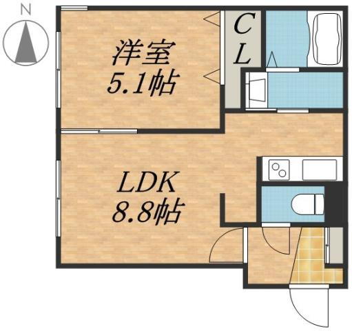 ラ・レーヴィア 4階 1LDK 賃貸物件詳細