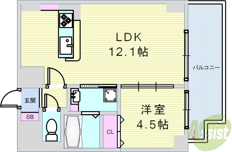 大阪府大阪市北区太融寺町 中崎町駅 1LDK マンション 賃貸物件詳細