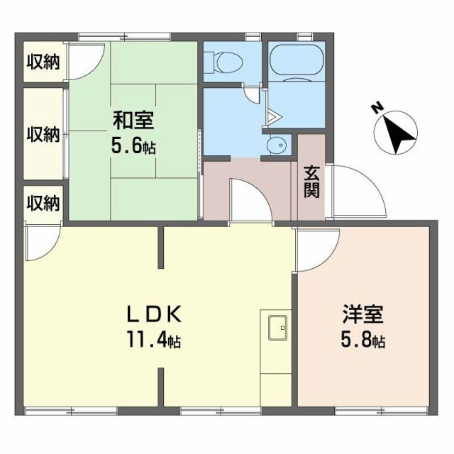 兵庫県姫路市飾磨区構５ 亀山駅 2LDK アパート 賃貸物件詳細