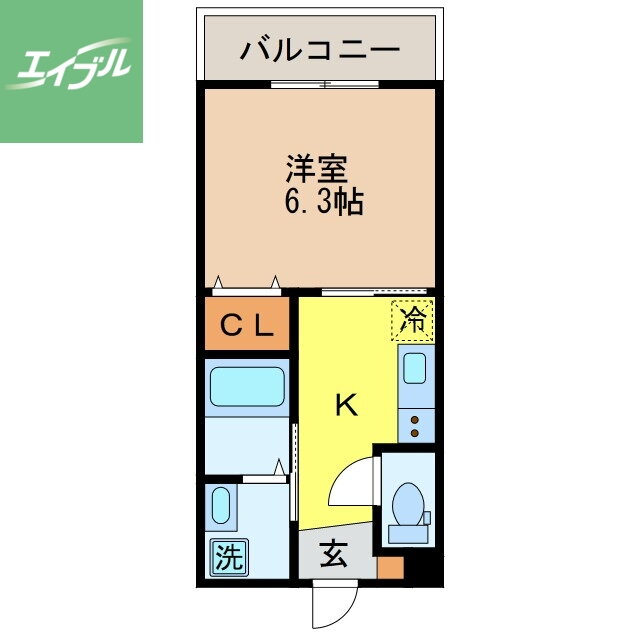 長崎県長崎市泉３ 赤迫駅 1K マンション 賃貸物件詳細