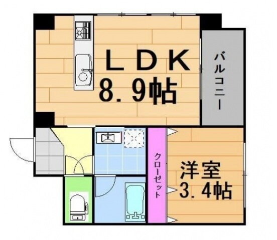 愛媛県松山市雄郡１ 土橋駅 1LDK マンション 賃貸物件詳細