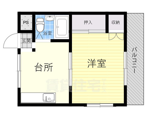 大阪府茨木市南春日丘１ 宇野辺駅 1DK マンション 賃貸物件詳細